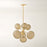 Mitzi Zaley 7 Light Chandelier, Aged Brass/Light Bronze