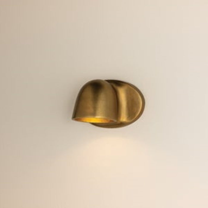 Mitzi Canna 1 Light Wall Sconce, Aged Brass