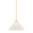 Mitzi Merida 1 Light 16" Pendant, Aged Brass/Faux Silk - H1076701S-AGB