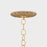 Mitzi Katniss 3Lt Chandelier, Brass/Vintage Natural Wicker