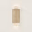 Mitzi TIna 2 Light Wall Sconce, Aged Brass/Raw Silk
