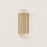 Mitzi TIna 2 Light Wall Sconce, Aged Brass/Raw Silk