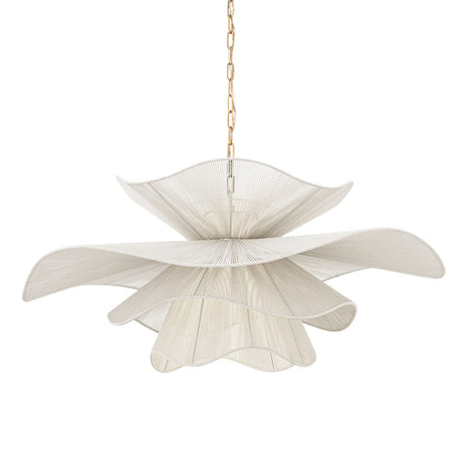 Mitzi Amanda 1 Light Chandelier, Aged Brass/Cotton String - H1084701L-AGB