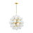 Mitzi Antoneta 6 Light Chandelier, Aged Brass/Clear Etched - H1087806-AGB