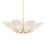 Mitzi Winifred 8 Light Chandelier, Aged Brass/Off White Cotton - H1095808-AGB