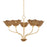 Mitzi Kehlani 5 Light Chandelier, Aged Brass/Light Natural Wicker - H1101805-AGB