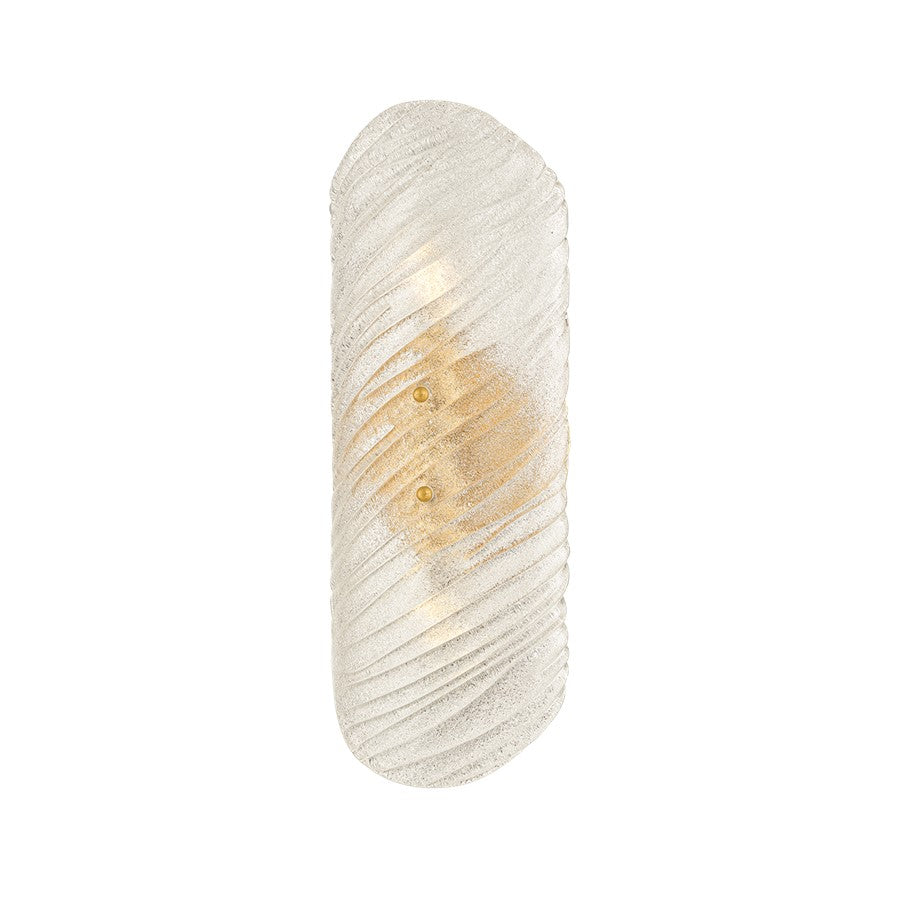 Mitzi Shelley 2 Light Wall Sconce, Vintage Gold Leaf/Piastre - H1111102-VGL