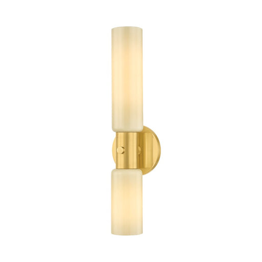 Mitzi Violetta 4 Light Wall Sconce, Aged Brass/Cream Opal Glossy - H1126102-AGB