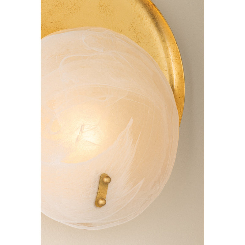 Mitzi Shanette 1 Light Wall Sconce, Vintage Gold Leaf/Piastre - H1128101-VGL