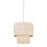 Mitzi Lisbeta 1 Light Chandelier, Aged Brass/White Cotton String - H1143801-AGB