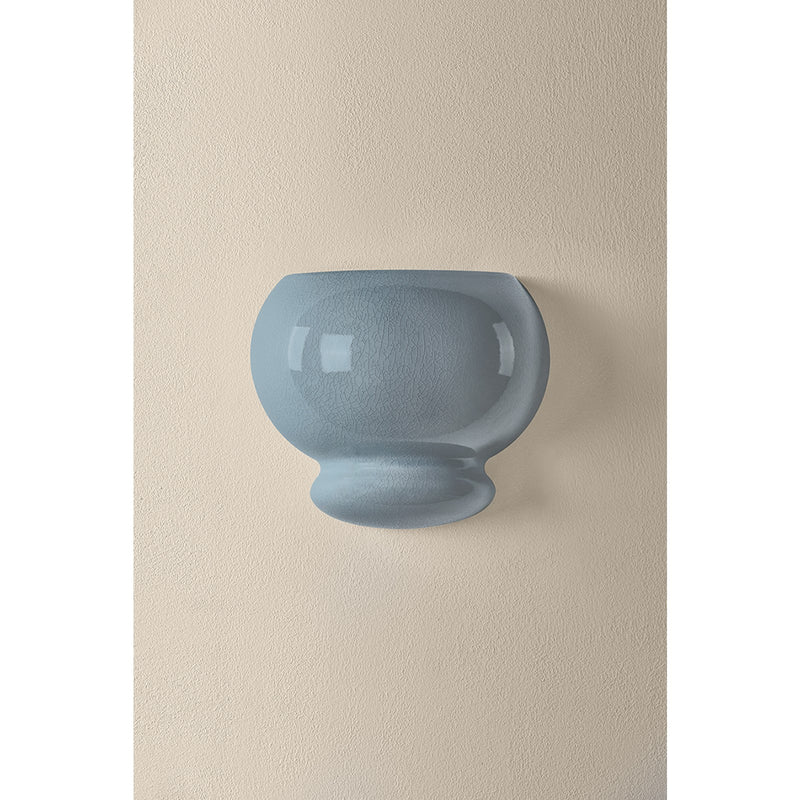 Mitzi Pia 1 Light Wall Sconce, Aged Brass/Chateau Crackle - H1145101-AGB/CCC
