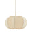 Mitzi Alexandra 1 Light 30" Pendant, Aged Brass/Textured Linen - H1147701L-AGB