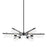 Mitzi Ariel Chandelier, Soft Black/Clear