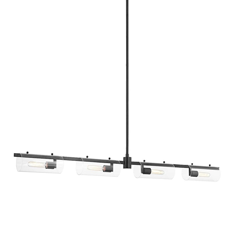 Mitzi Ariel 4 Light Island, Soft Black/Clear