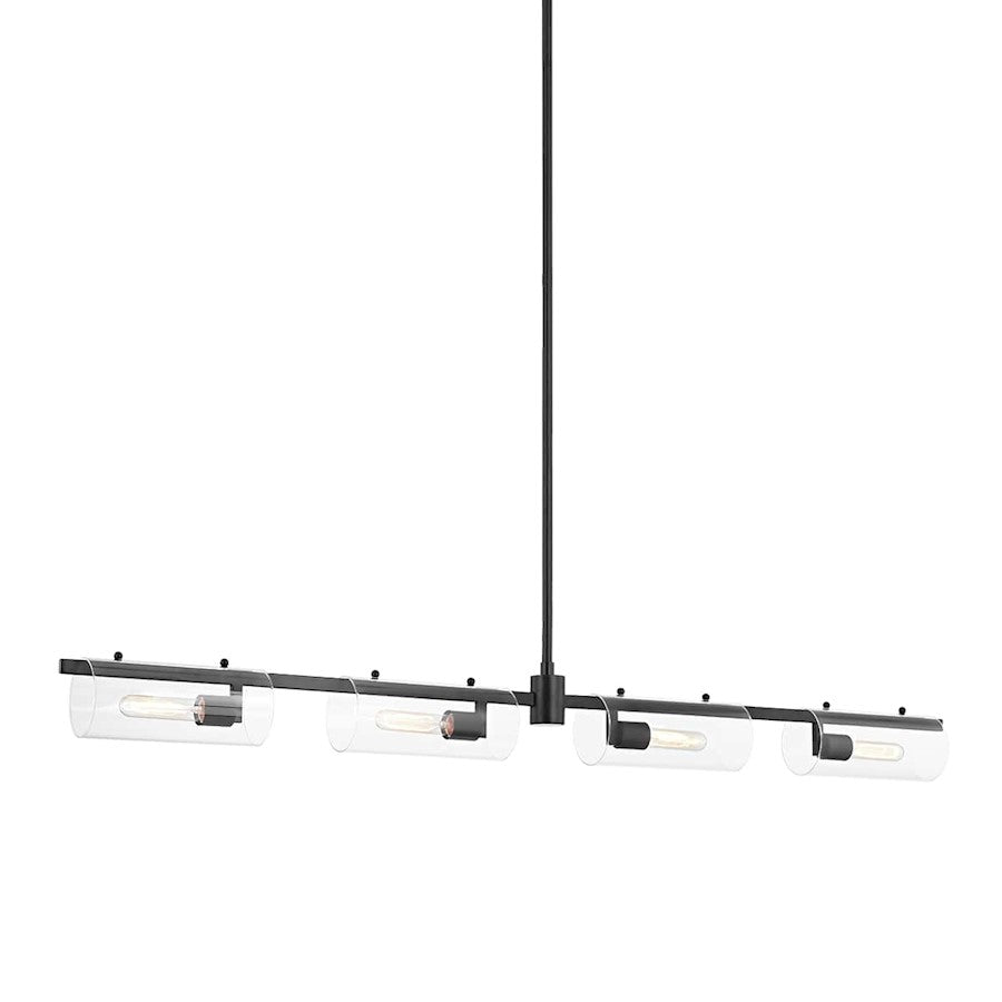 Mitzi Ariel 4 Light Island, Soft Black/Clear