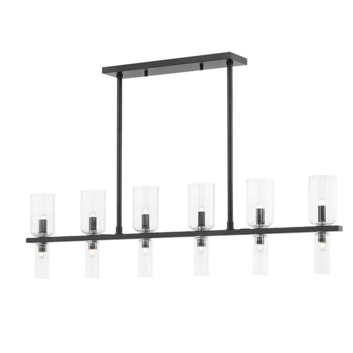 Mitzi Tabitha 12 Light Island, Soft Black/Clear