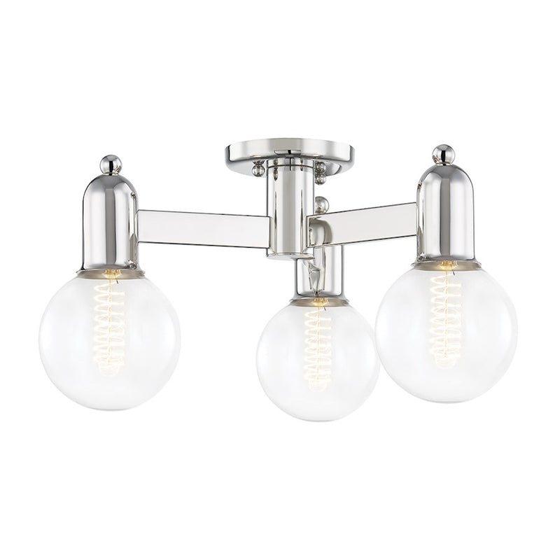 Mitzi Bryce 3 Light Semi Flush Mount