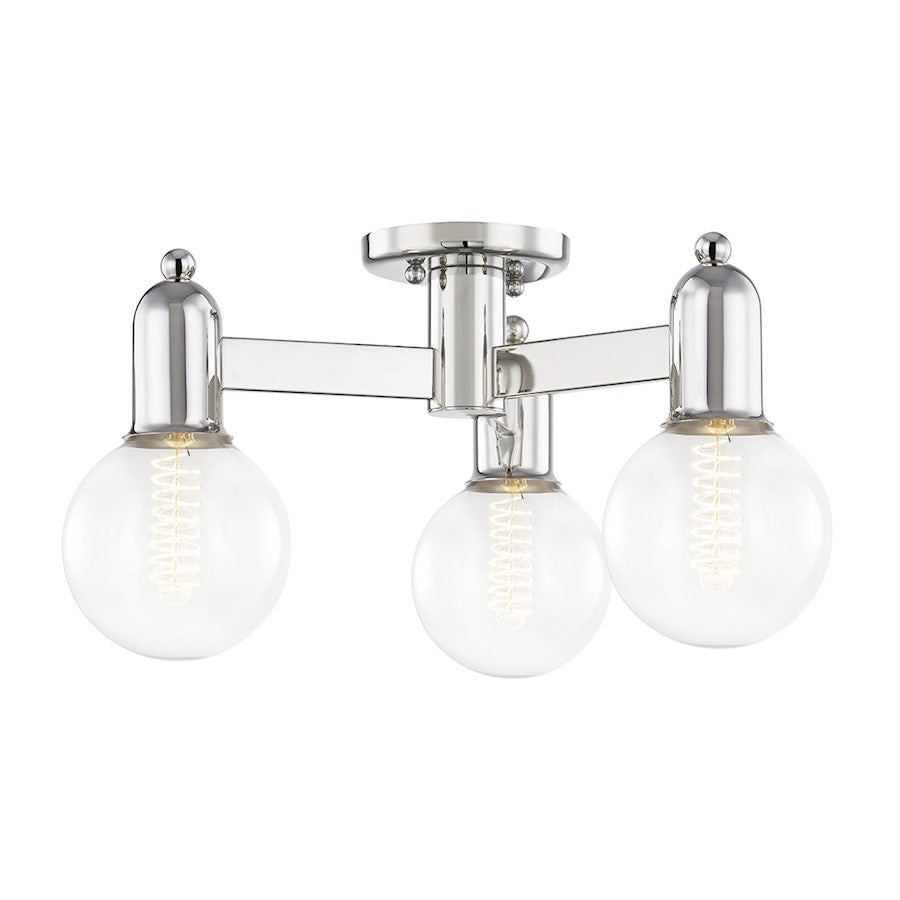 Mitzi Bryce 3 Light Semi Flush Mount