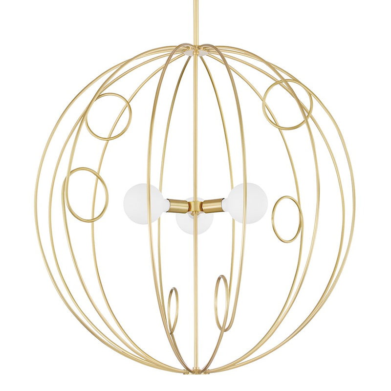 Mitzi Alanis 3 Light Large Pendant, Polished Nickel - H485701L-PN