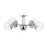 Mitzi Meadow 5 Light Semi Flush, Clear