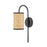 Mitzi Dolores 1 Light Wall Sconce, Soft Black