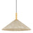 Mitzi Song 1 Light Pendant, Aged Brass/Light Jute String - H682701L-AGB