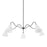 Mitzi Onda 5 Light Chandelier, Old Bronze/White - H699805-OB