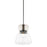 Mitzi Elodie 1 Light Pendant, True Bronze/Clear - H910701S-TRB