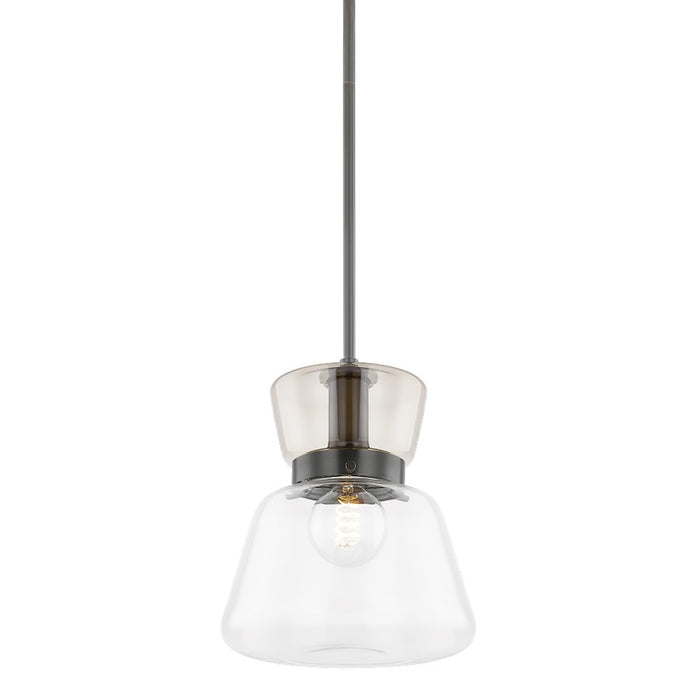 Mitzi Elodie 1 Light Pendant, True Bronze/Clear - H910701S-TRB