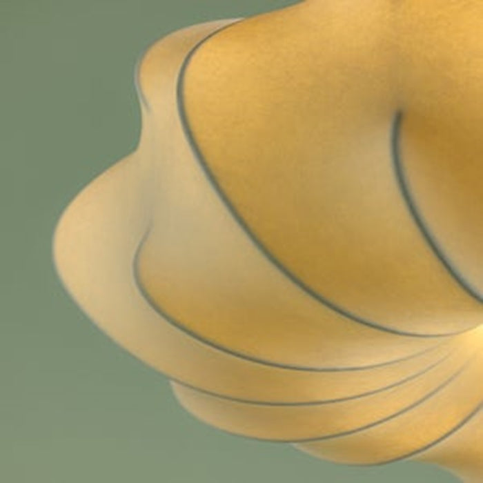 Mitzi Keilah 1 Light 24" Pendant, Aged Brass/Polymer Fabric