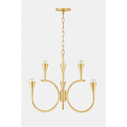 Mitzi Aviana 6 Light Chandelier, Aged Brass/ - H929806-AGB