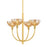 Mitzi Eva 4 Light Chandelier, Aged Brass/Light Bronze - H981804-AGB
