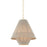 Mitzi Eleanor 1 Light 20" Pendant, Aged Brass/Cotton String - H988701S-AGB