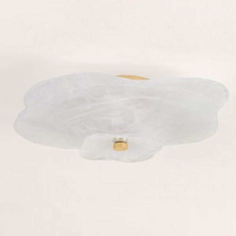 Mitzi Starlie 1Lt Flush Mount, Brass/Piastre Inside Etched