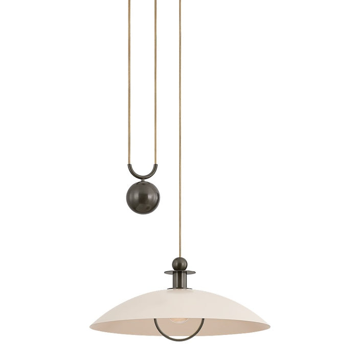 Mitzi Dottie 1 Light Pendant, Bronze/Soft Bisque/Soft Bisque - H995701-TRB-SBQ