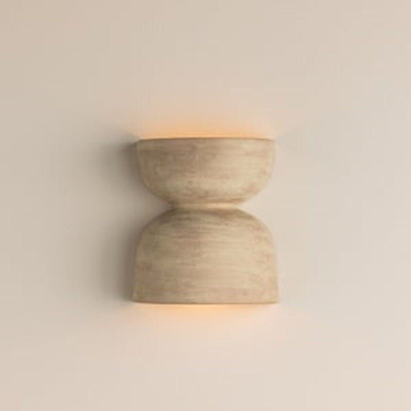 Mitzi Natalia 2Lt Wall Sconce, Brass/Ceramic Windy Dune