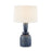 Mitzi Russo 1 Light Table Lamp, Brass/Cobalt/White Linen - HL1042201-AGB-CDB