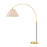 Mitzi Janie 1 Light Floor Lamp, Brass/Bronze/Natural Linen - HL1043401-AGB-TRB