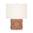 Mitzi Davie 1 Light Table Lamp, Aged Brass/White Linen - HL1152201-AGB