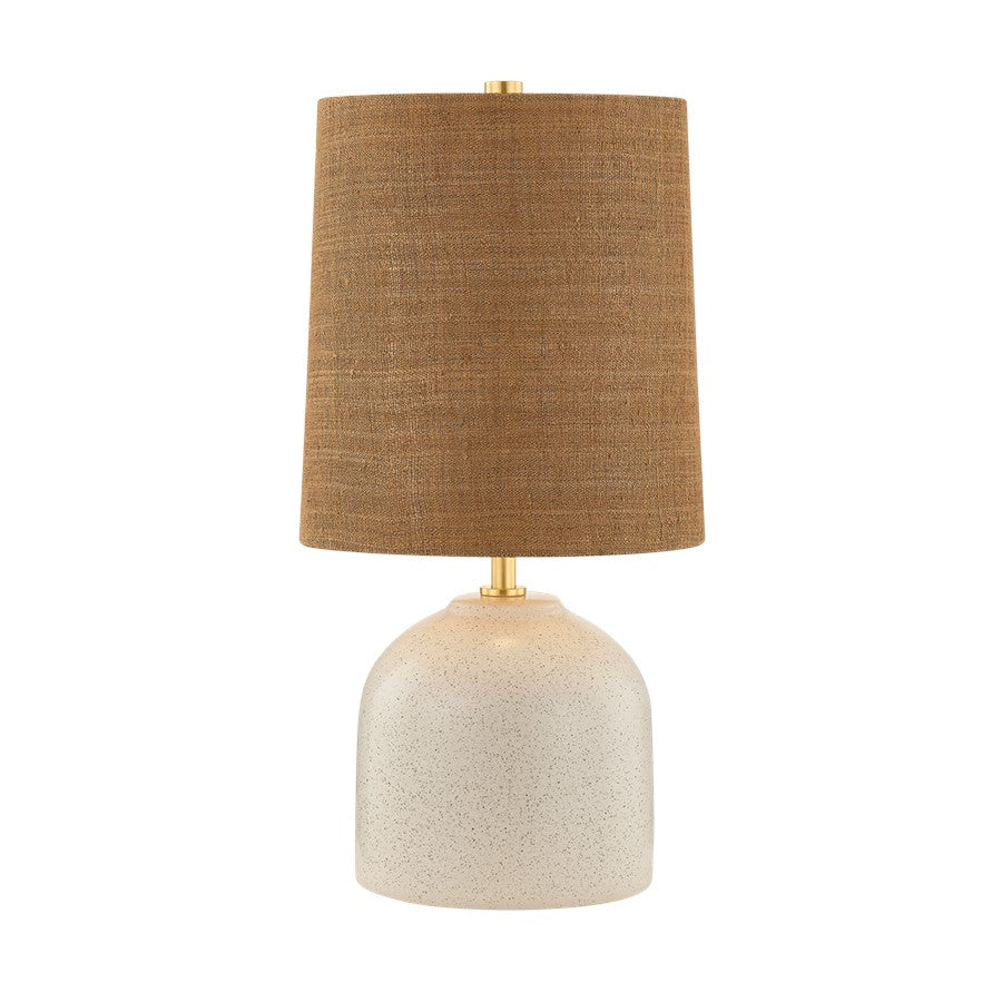 Mitzi Gladys 1 Light Table Lamp, Aged Brass/Handicraft Hemp - HL1158201-AGB-CBV
