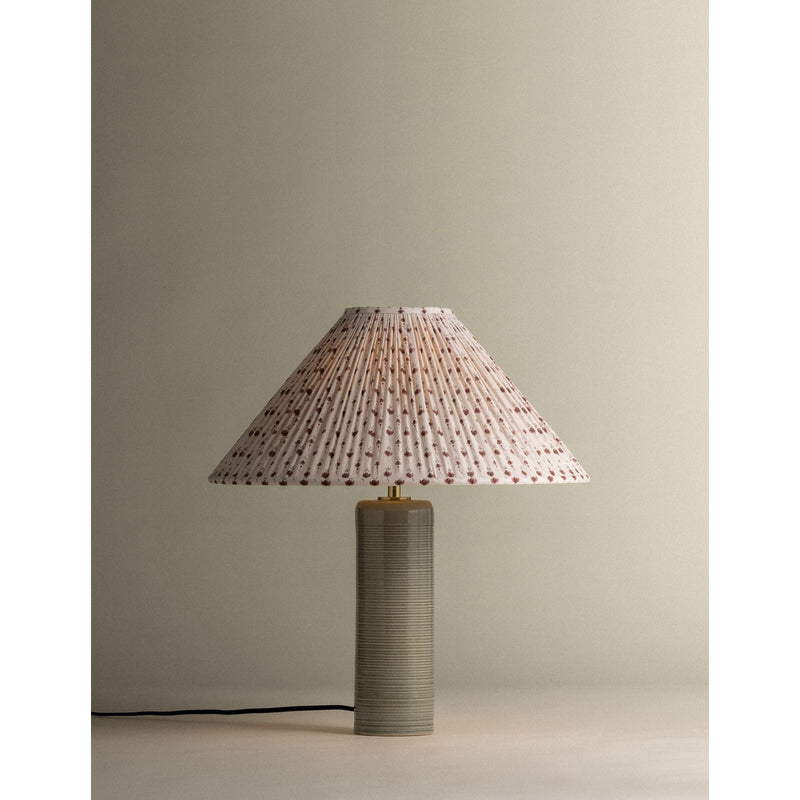 Mitzi Tuva 1 Light Table Lamp, Aged Brass/Off White Linen - HL1196201-AGB-CVL