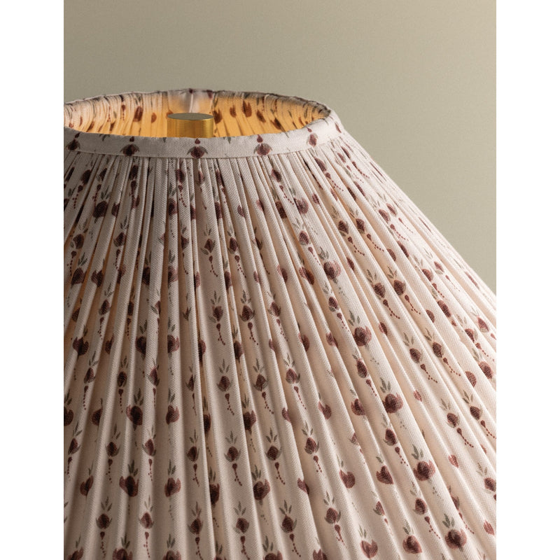 Mitzi Tuva 1 Light Table Lamp, Aged Brass/Off White Linen - HL1196201-AGB-CVL