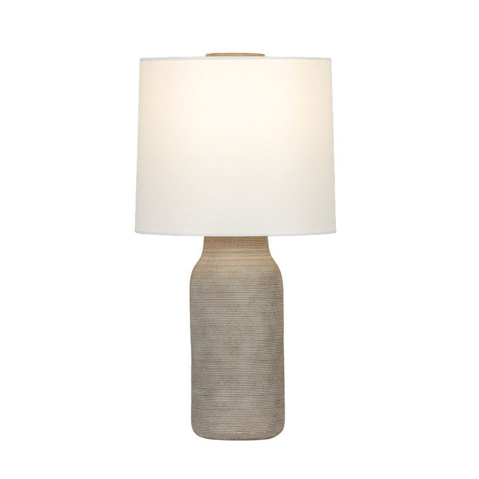 Mitzi Stassi 1 Light Table Lamp, Brass/Ceramic/White Linen - HL973201-AGB-CTT
