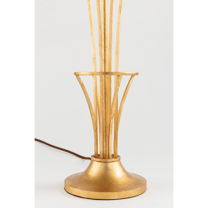 Hudson Valley Hurley 1 Light Table Lamp, Gold Leaf