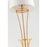 Hudson Valley Hurley 1 Light Table Lamp, Gold Leaf