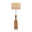 Hudson Valley Kinloch 1Lt Floor Lamp, Bronze/Ash Brown/Raffia - L1164-BRL-CAB