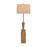Hudson Valley Kinloch 1Lt Floor Lamp, Bronze/Ash Brown/Raffia