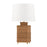 Hudson Valley Weaver 1 Light Table Lamp, Gold Leaf/White