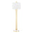 Hudson Valley Remsen 2 Light Floor Lamp, Aged Brass