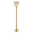 Hudson Valley Bleecker 1Lt Floor Lamp, Aged Brass/Bronze/Optic - L2463-AGB